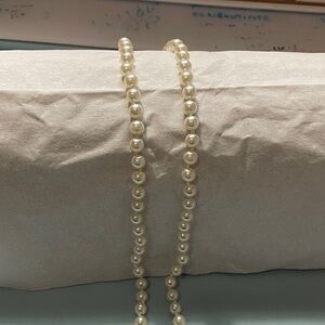 Vintage Glass Pearl Necklace